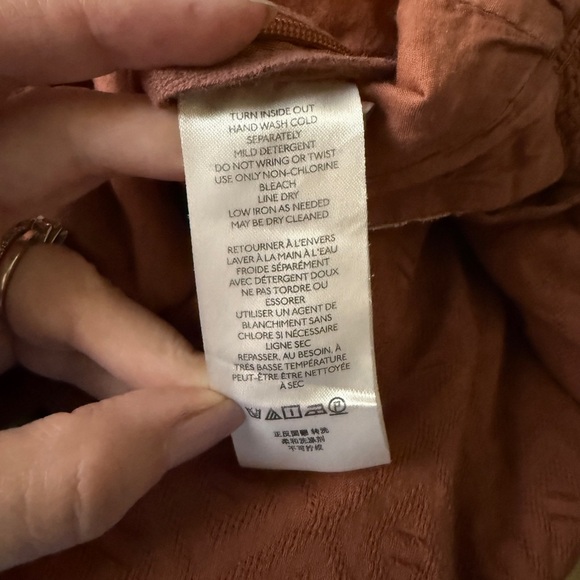 Anthropologie Wide Leg Jumpsuit Playsuit Embroidered Beachy Boho Women’s Small - Picture 15 of 15